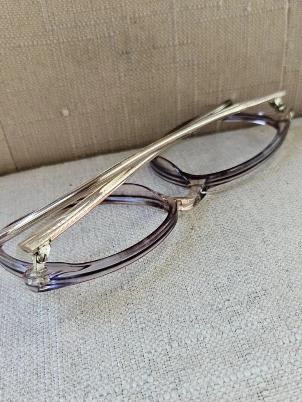 Vintage Halifax Women Eyeglasses Frame PEACH Eyewear Glasse Frame only